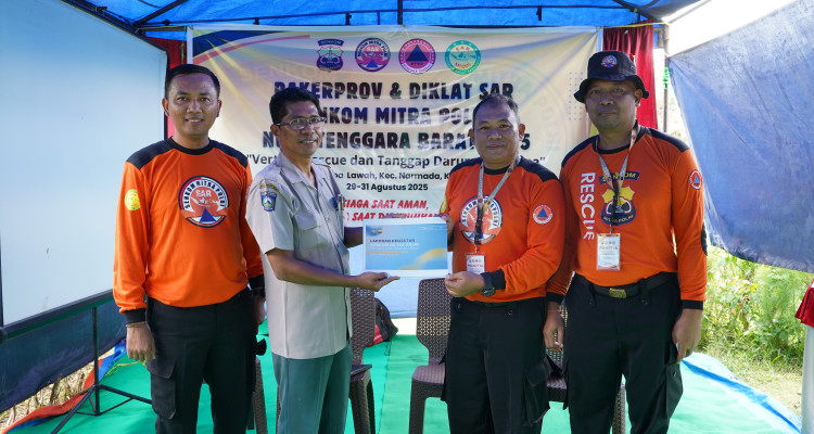 Senkom NTB Gelar Diklat SAR dan Rakerprov di Narmada Lombok Barat